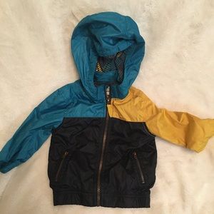 Oshkosh Color Block 18m Windbreaker/Rain Jacket